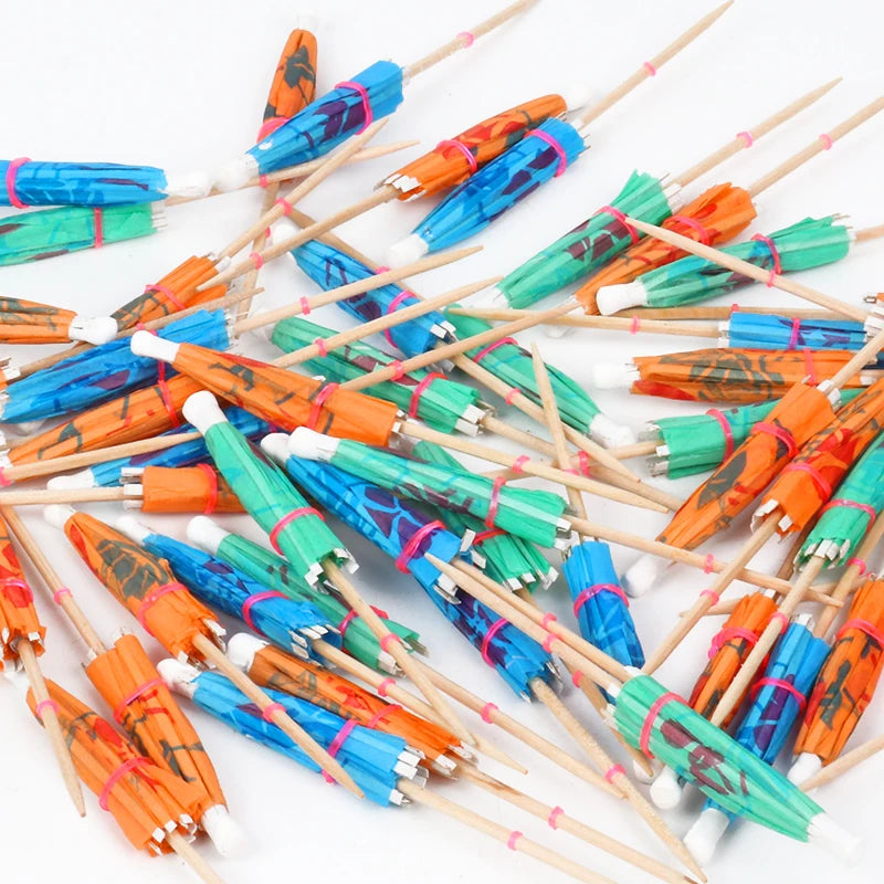 50pcs Slushie Cocktail Umbrellas