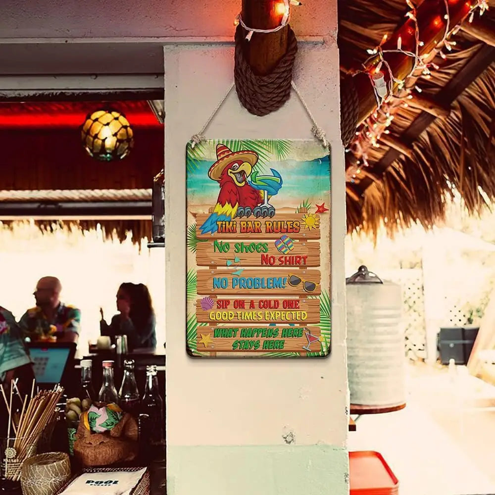 Tiki Bar Sign