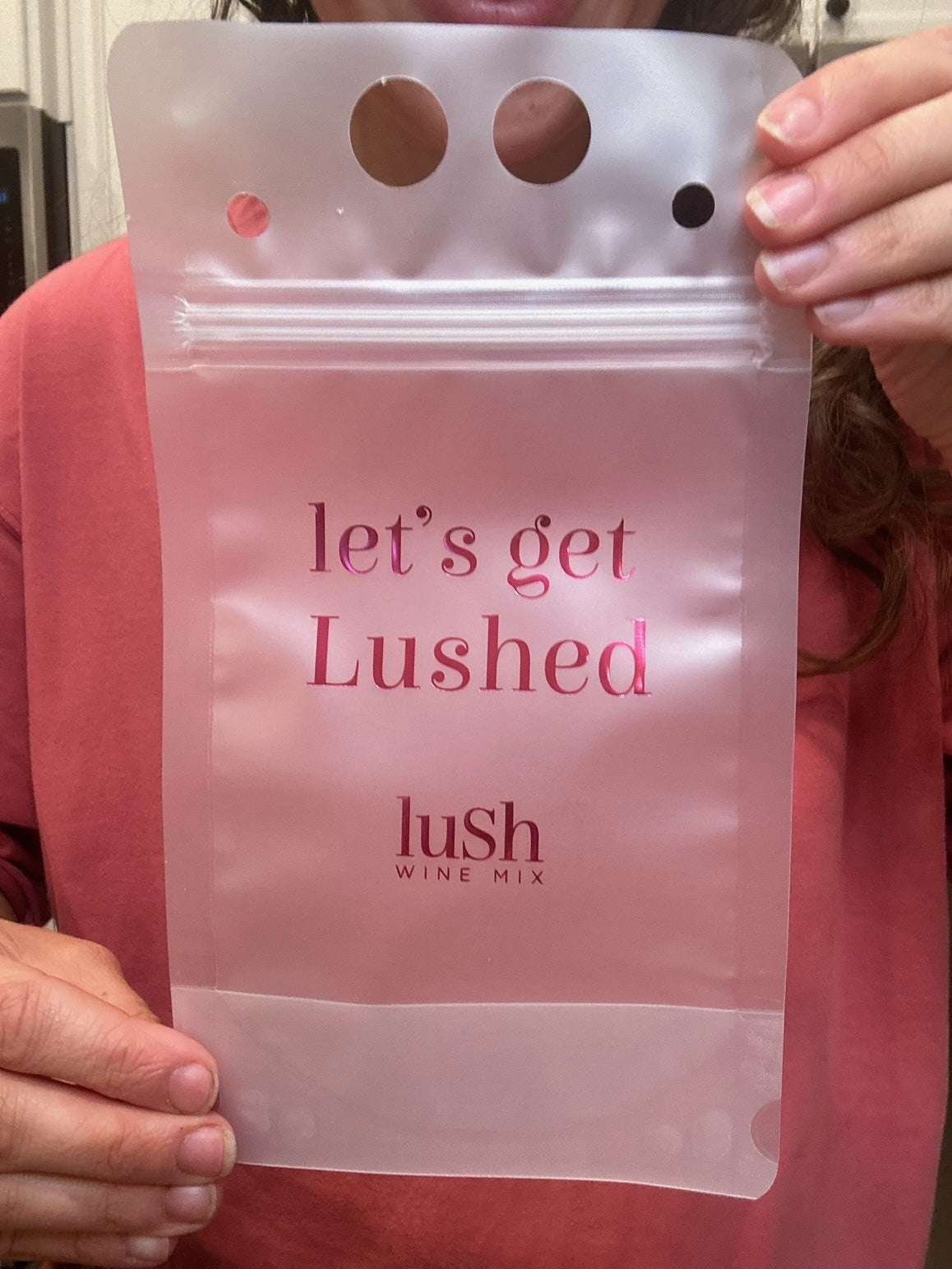Slushie Drink Pouches for Lush Wine Mix