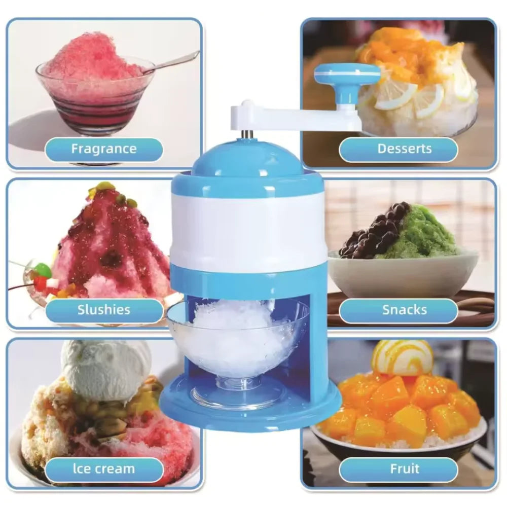 Mini Manual Ice Crusher for Quick Frozen Treats