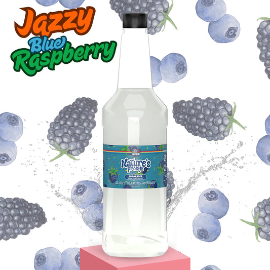Jazzy Blue Raspberry Super Slushie Syrup Mix