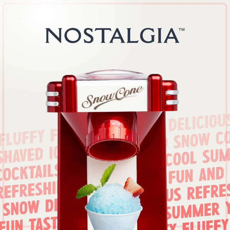 Retro Snow Cone Machine Includes Reusable Cup