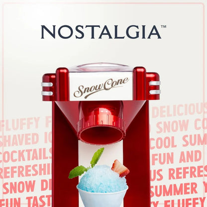Retro Snow Cone Machine Includes Reusable Cup