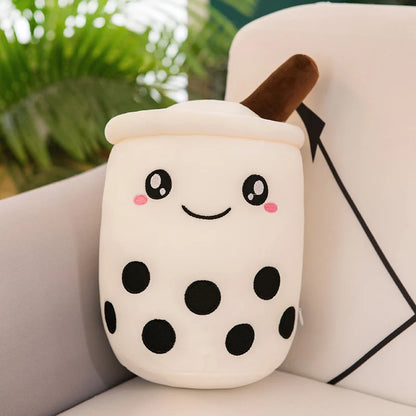 Soft Boba Plushie Pillow for Kids and Cute Room Decor