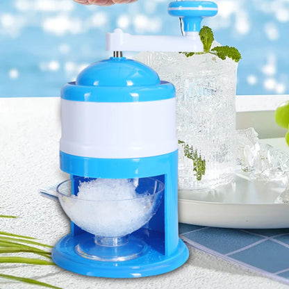 Mini Manual Ice Crusher for Quick Frozen Treats