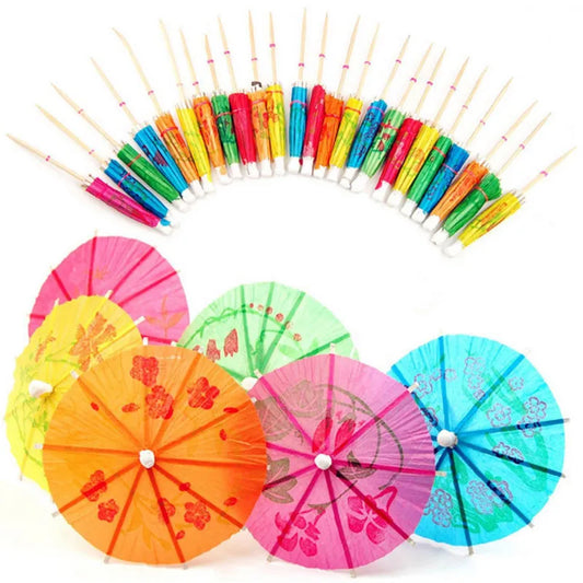 50pcs Slushie Cocktail Umbrellas
