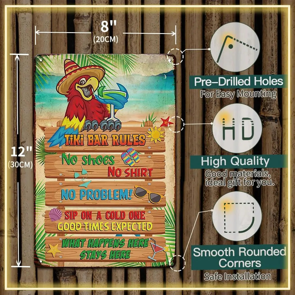Tiki Bar Sign