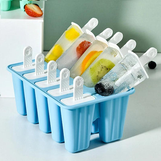 Wholesale Silicone Ice Pop-Molds, Easy Release Ice Cream Mold, Reusable Popsicle Stick with for Homemade Popsicles & Ice Cream